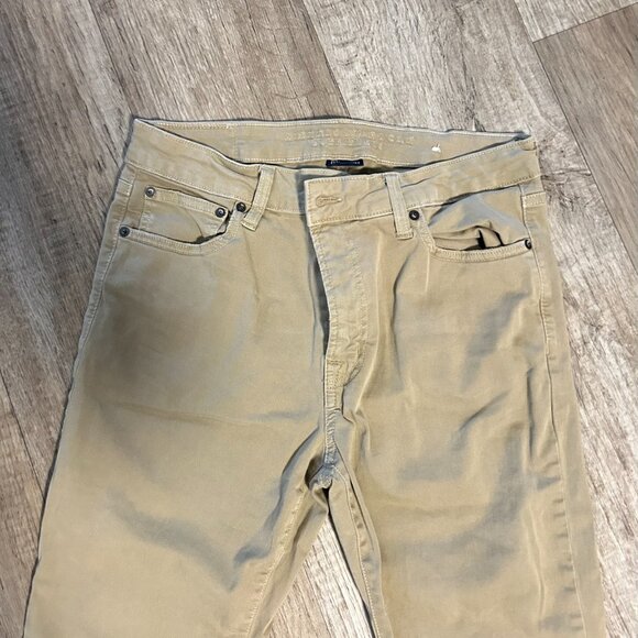 American Eagle Skinny Fit 33x30 Tan Khaki - Picture 2 of 7
